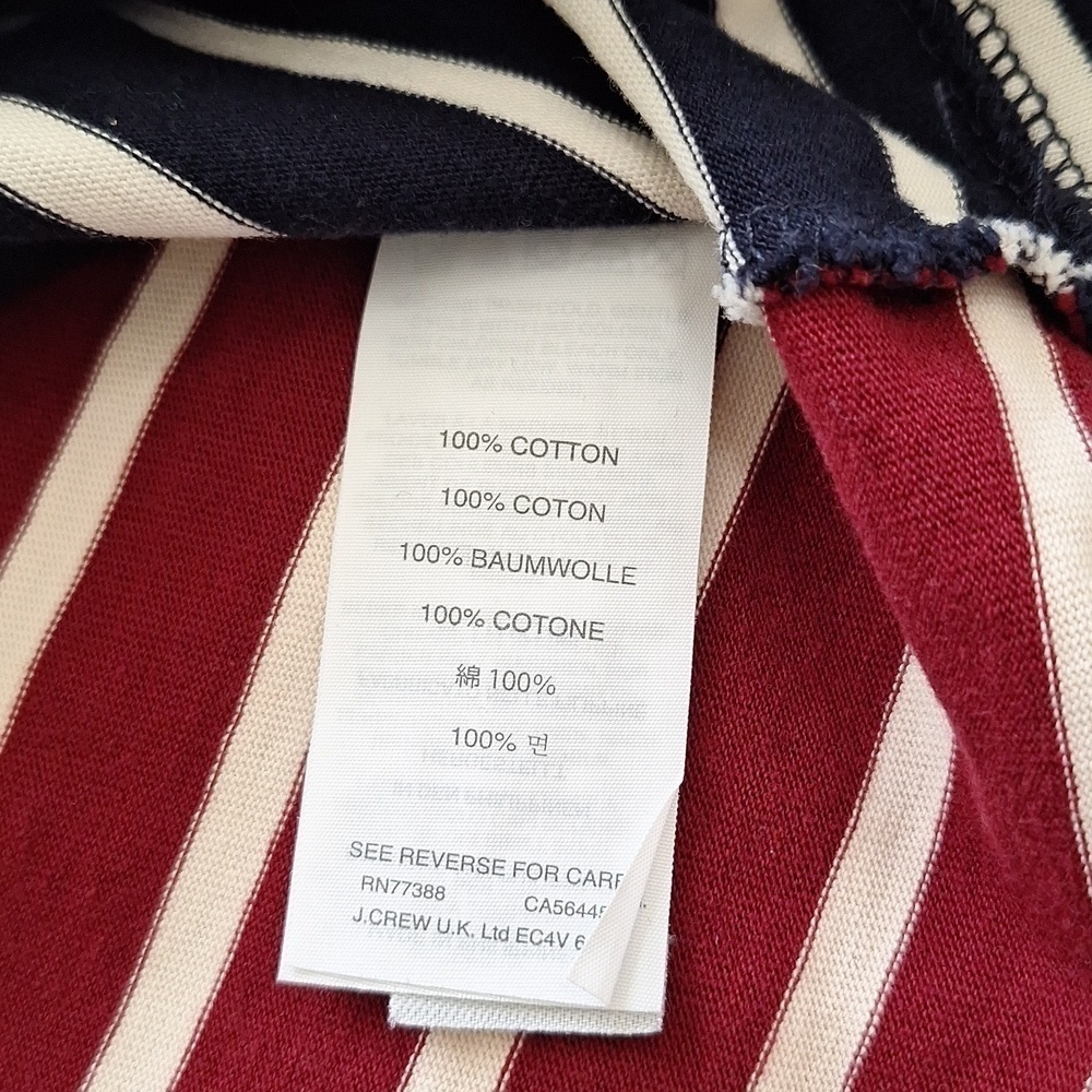 J.Crew Multi Color Mixed Stripe T-Shirt - Picture 13 of 16